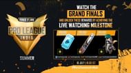 Free Fire Pro League 2021 Summer Grand Finals viewer rewards